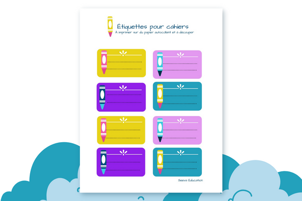 Étiquettes à coller